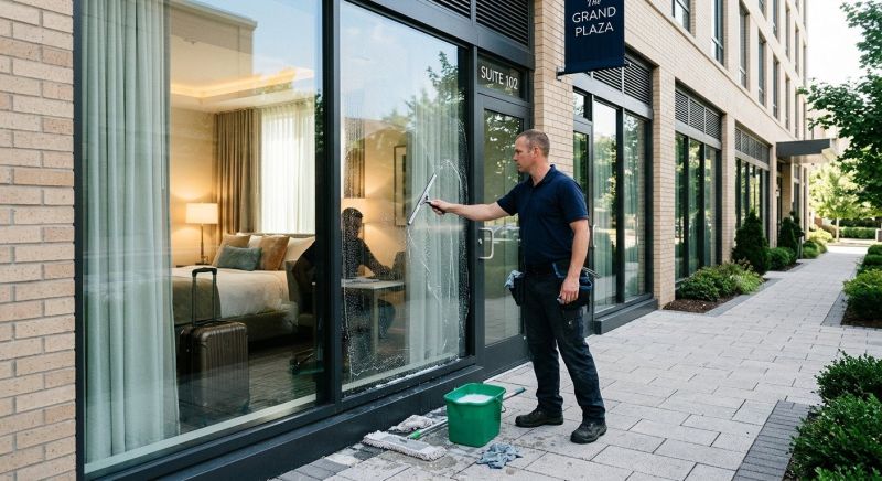 Shopping Mall Window Cleaning in Mobile, AL