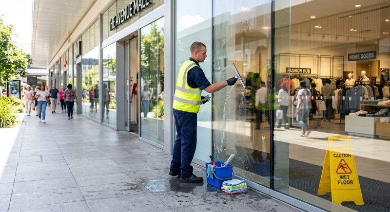 Strip Mall Window Cleaning in Mobile, AL